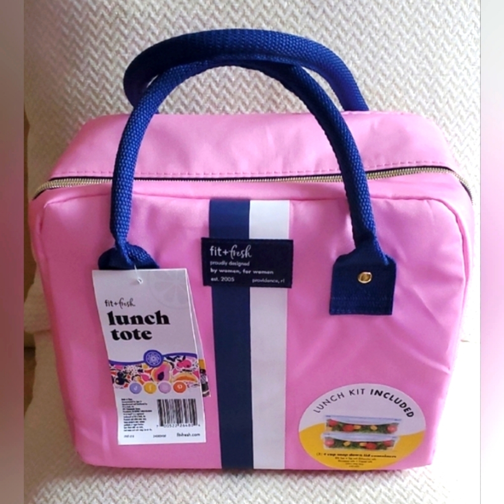 Fit + Fresh 3 Piece Lunch Tote Set
